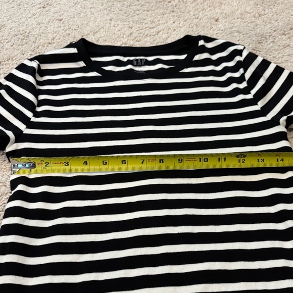 Set of 3 Women's Gap Black and White Striped Tops Size M Tall - Picture 10 of 16